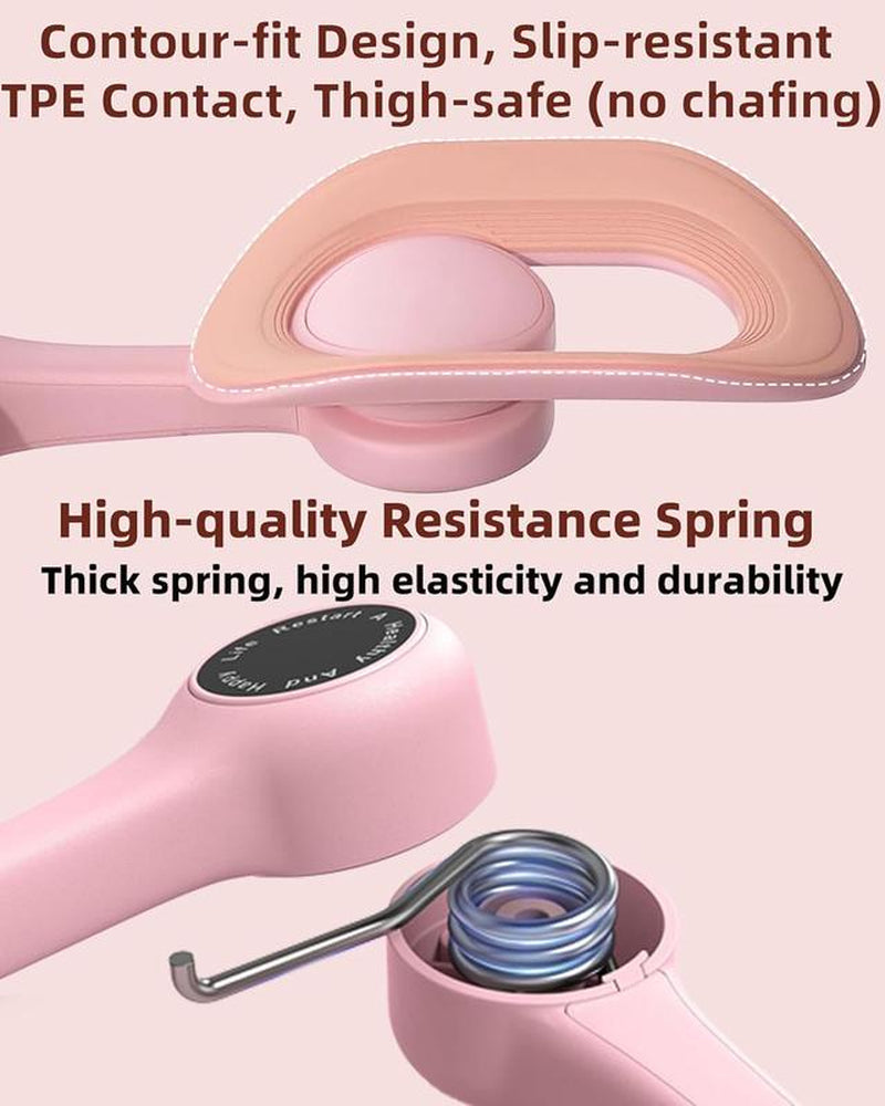 Thigh Exerciser,Home Gym Strength Training Equipment for Leg & Hip & Arm Muscles,Portable Home Fitness Equipment for Daily Workouts,Resistance Trainer for Leg, Hip & Arm Toning