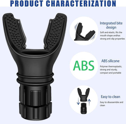 Portable Breathing Trainer with Adjustable Resistance Settings for Enhanced Strength and Endurance Exercise Trainer Lightweight Easy to Clean Home Training Equipment