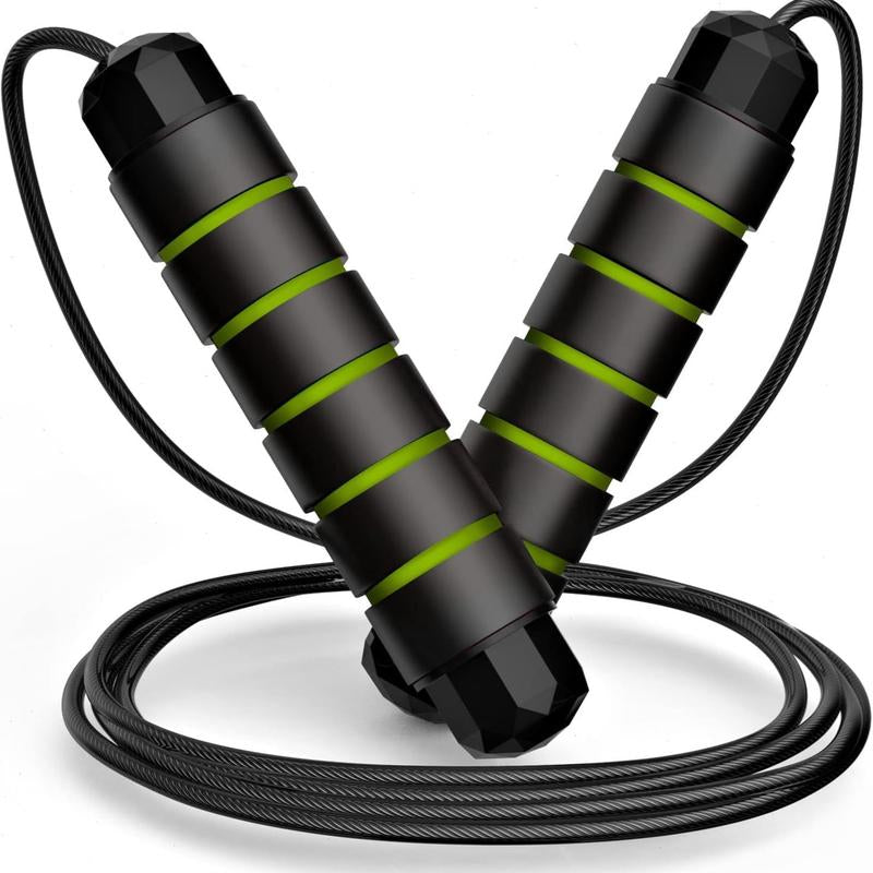 【2026 New Year'S Gift】Pro Speed Jump Rope with Tangle-Free Design Ball Bearing Swivel Quick-Adjust Ergonomic Grips for Home Gym Workout Equipment
