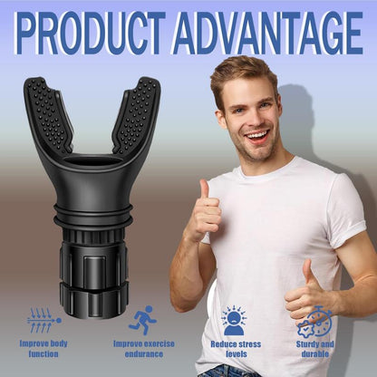 Portable Breathing Trainer with Adjustable Resistance Settings for Enhanced Strength and Endurance Exercise Trainer Lightweight Easy to Clean Home Training Equipment