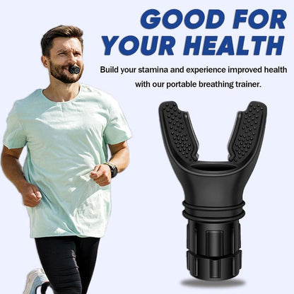 Portable Breathing Trainer with Adjustable Resistance Settings for Enhanced Strength and Endurance Exercise Trainer Lightweight Easy to Clean Home Training Equipment