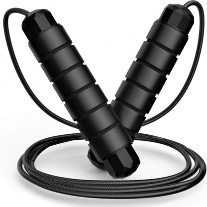 【2026 New Year'S Gift】Pro Speed Jump Rope with Tangle-Free Design Ball Bearing Swivel Quick-Adjust Ergonomic Grips for Home Gym Workout Equipment
