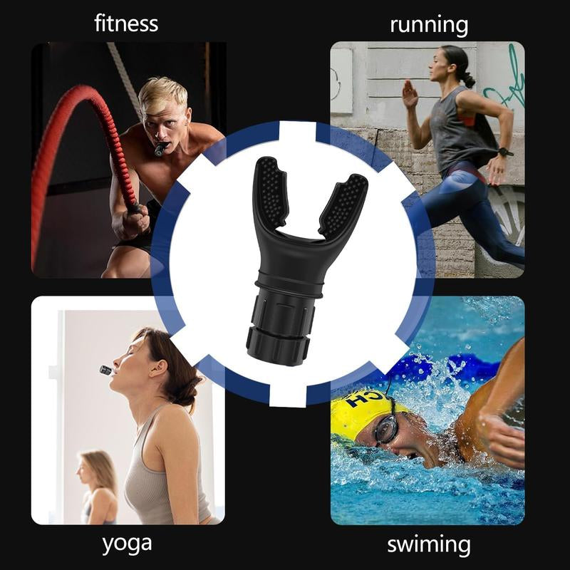 Portable Breathing Trainer with Adjustable Resistance Settings for Enhanced Strength and Endurance Exercise Trainer Lightweight Easy to Clean Home Training Equipment